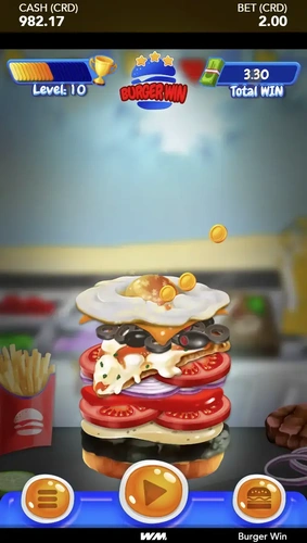 Bonos sin depósito en Burger Win