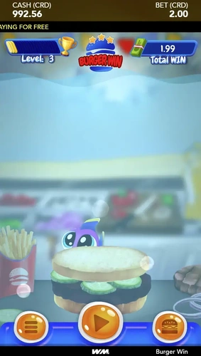 Tácticas en el juego Burger Win